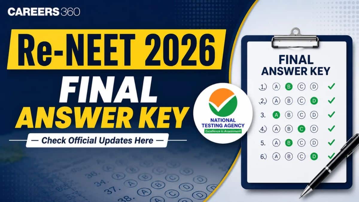 Re NEET 2026 Final Answer Key: PDF Download Link at neet.nta.nic.in